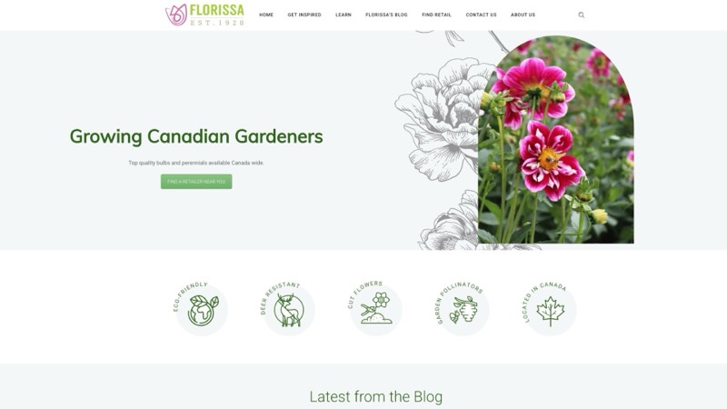 Florissa website