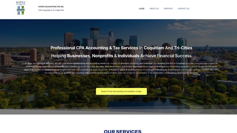 Hafez Accounting website