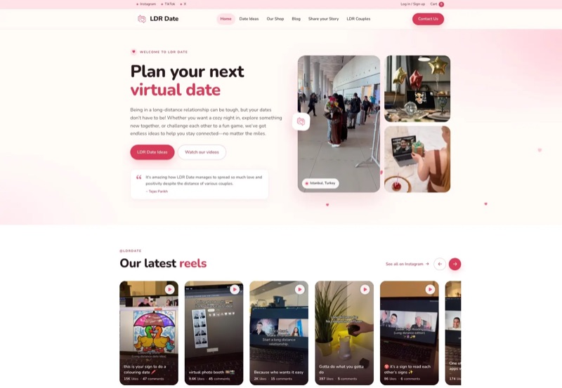 LDR Date website
