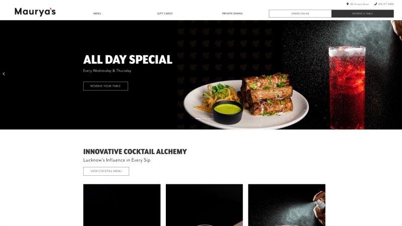 Maurya's website