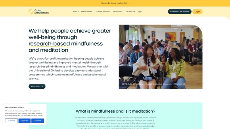 Oxford Mindfulness App