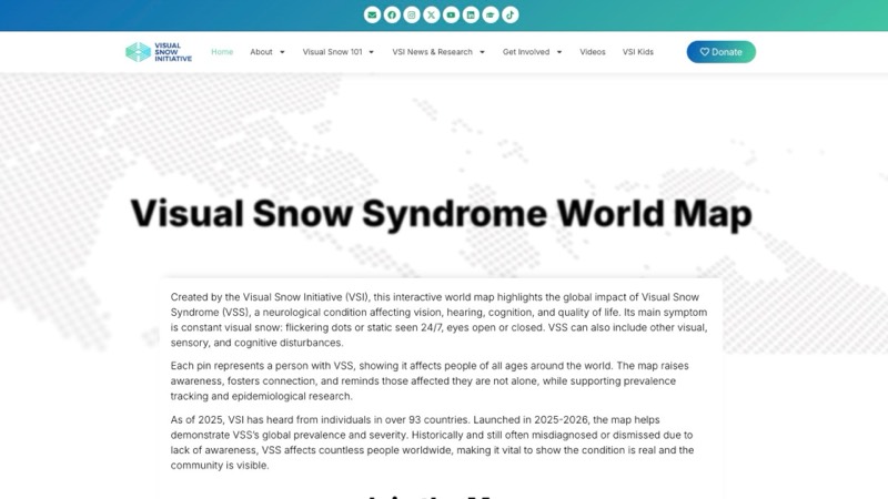 VisualSnowSyndrome.org