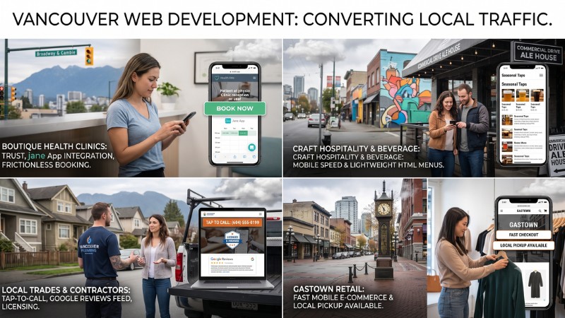 The Blueprint for Vancouver Web Development Across Four Very Different Local Industries