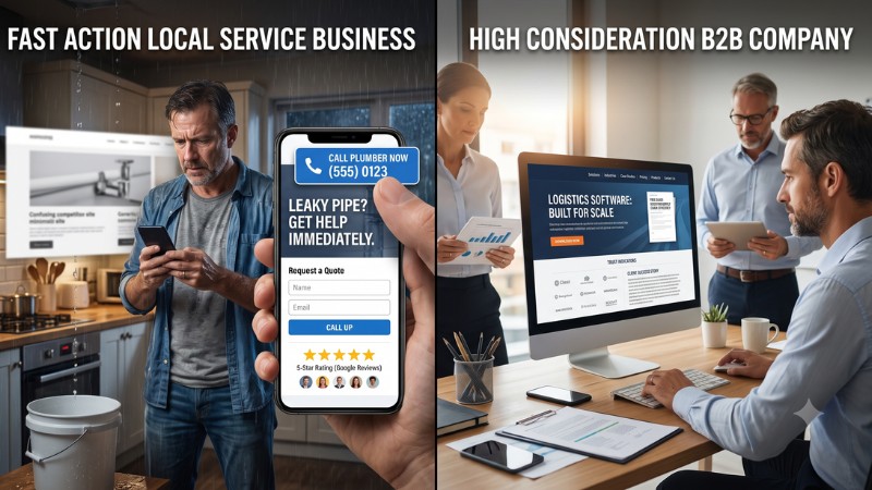Why Your Playbook Fails: Web Design Across Four Different Business Models